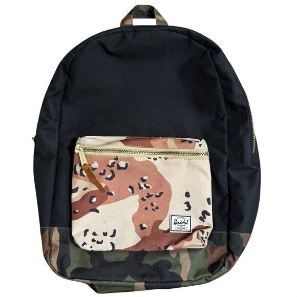 Herschel Supply Company Other - Herschel Supply Co Settlement Backpack Zipper Unisex Black/Camo/Woodland 23L